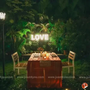 Romantic Candlelight With LOVE