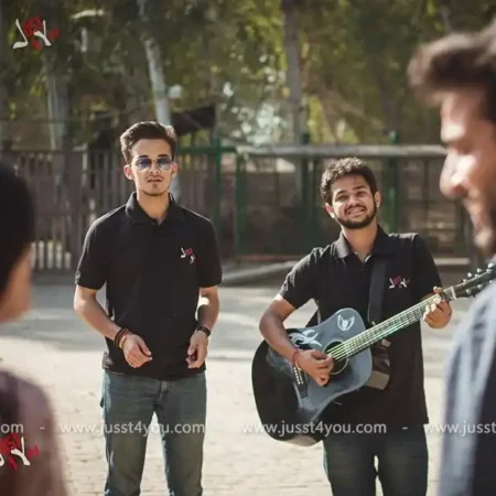 Guitarist at doorstep - Goa