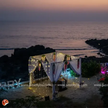 Beachside Candlelight at Uttan Beach