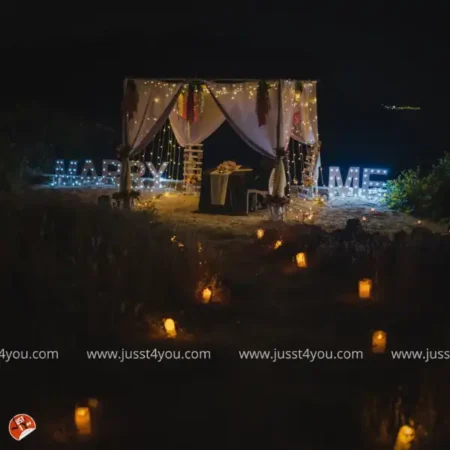 Beachside Candlelight at Uttan Beach