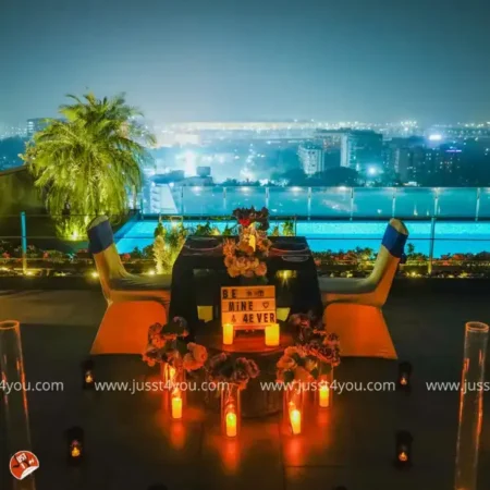 Poolside Candlelight Dinner