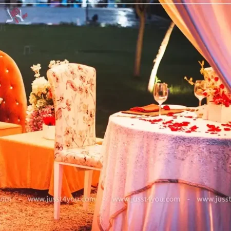 Luxury Cabana Candlelight at Taj