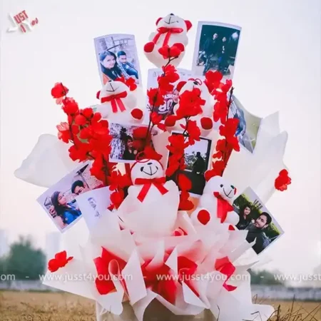 personalized-teddy-bouquet