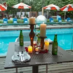 The Poolside Candlelight