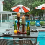 The Poolside Candlelight