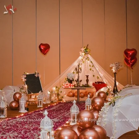 Indoor Private Cabana at Hyatt