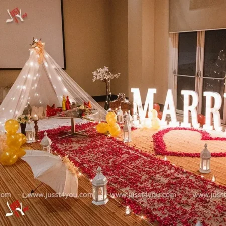 Indoor Private Cabana at Hyatt