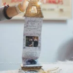 Mini Eiffel Tower Card