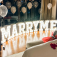 White MARRY ME LED props