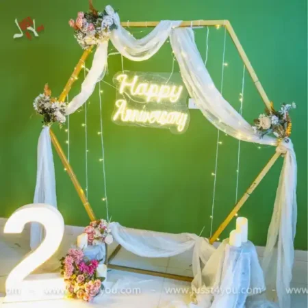 Floral Anniversary Decoration