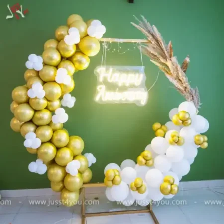 Hexagon Anniversary Ring Decor