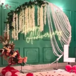 Happy Anniversary Hall Decoration