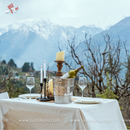 Candlelight dinner in the Hills of Manali