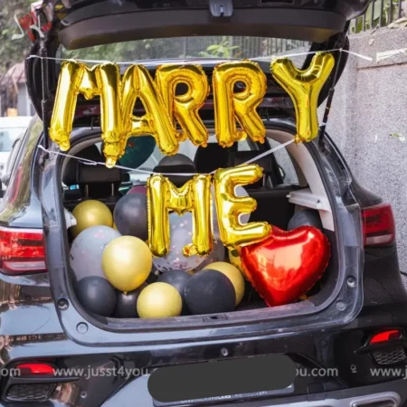Marry Me Car Dikki Decoration