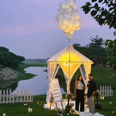 Luxury Gazebo with Lakeview – Valentine’s Special