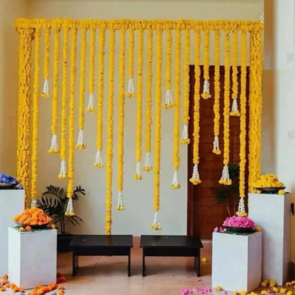 Flower Hanging Decoration for Pooja