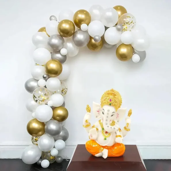 Ganesh Chathurthi Decorations at home