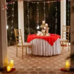 Gazebo Dining by the Waterfall