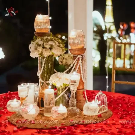 Gazebo Dining by the Waterfall