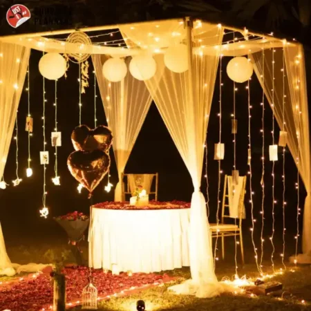 Private Cabana Dining In a Garden