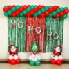 Christmas Backdrop Balloon Decoration