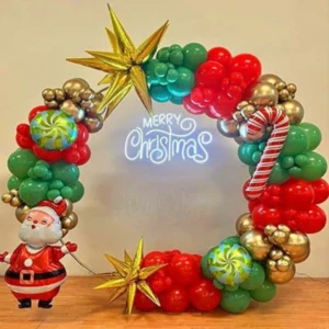 Christmas Balloon Arch Decoration