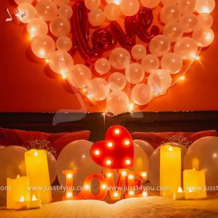 Red Love Balloon Surprise