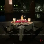 Poolside Candlelight Dinner at The Roseate