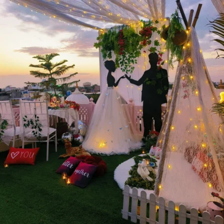 romantic-rooftop-cabana-dinner-jaipur