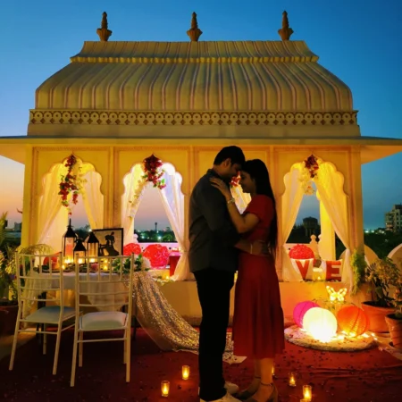 Boho Rooftop Red Carpet Dinner