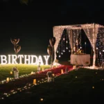 Private Birthday Cabana Dining in Garden