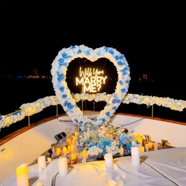 Boat Proposal in Dubai