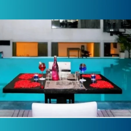 Poolside Romantic Candlelight Dinner with Stay in Thanisandra