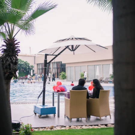 Poolside Dining at Umrao