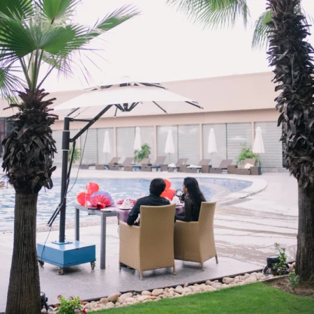 Poolside Dining at Umrao