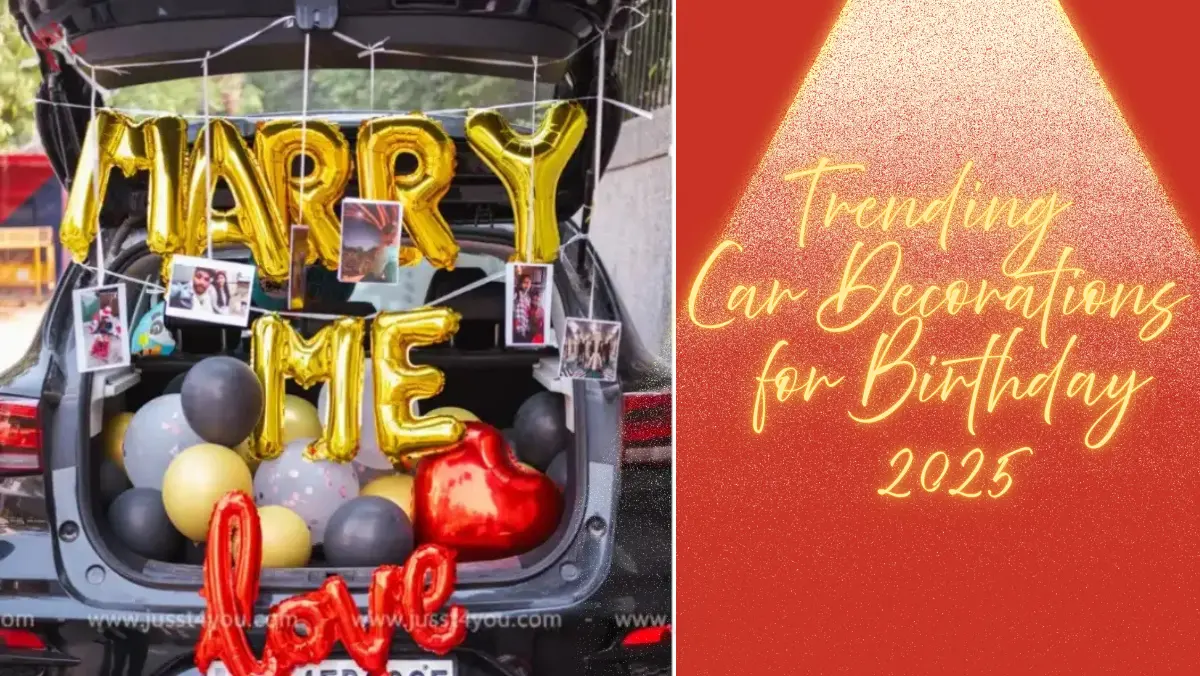 Trending Car Decorations for Birthday in 2025
