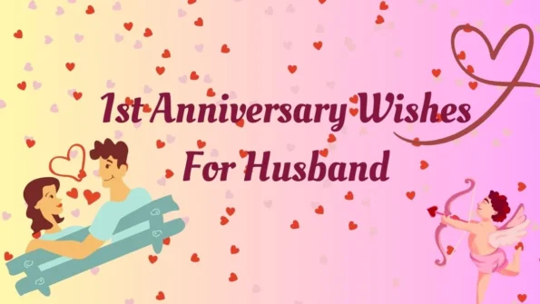 1st anniversary wishes for husband