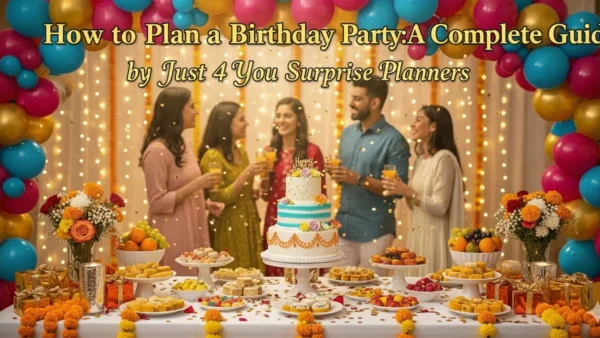 How to Plan a Birthday Party: A Complete Guide by Just 4 You Surprise Planners