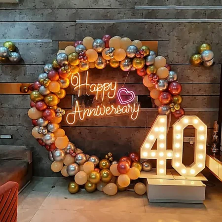 Shining Anniversary Décor
