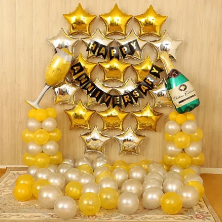 Luxury Gold & Silver Anniversary Celebration