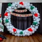 Snowy White Christmas Ring Ornament