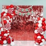 Sparkling Red Merry Christmas Setup