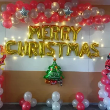 Merry Christmas Wall Décor Setup