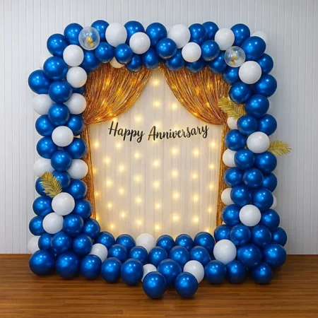 Sapphire Romance – Elegant Anniversary Setup