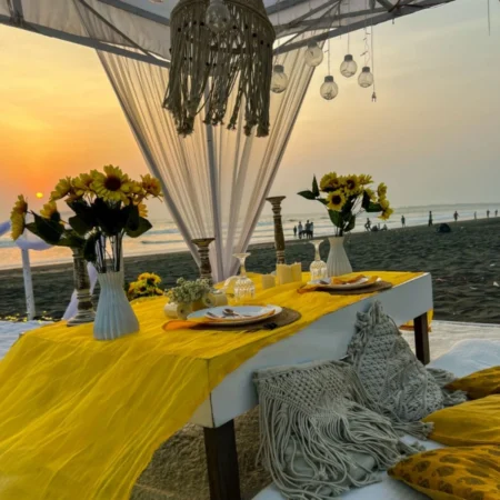 Birthday Beach Setup