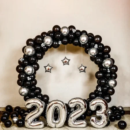 Midnight Silver New Year Ring Setup