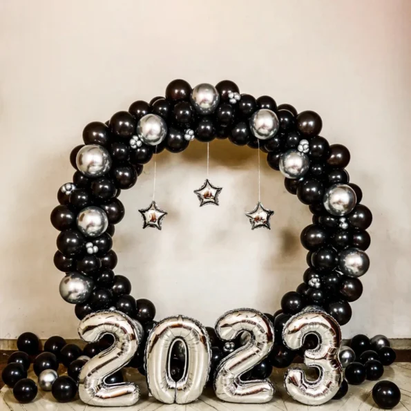 Midnight Silver New Year Ring Setup