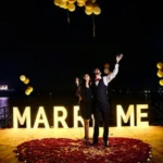 The lakeside Proposal in Kolkata