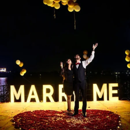 The lakeside Proposal in Kolkata