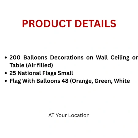 Simple Republic day Decoration in Delh